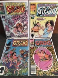 4 Groo the Wanderer Comics #12-13 & #18-19 Marvel Sergio Argones 1986 Copper Age Comics