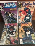 4 Punisher Comics Three War Journal #15-16 & #23 and Punisher #8 Spider-Man