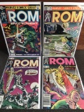 4 ROM Spaceknight Comics #16, #33, #36, & #51 Marvel 1981 Bronze Age Sal Buscema