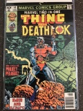Marvel Two-In-One Comic #54 KEY Death of Deathlok 1979 Bronze Age Guest Stars Quasar