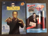 2 Books Universal Studios Monsters Frightening Facts & Frankenstein Golden Books