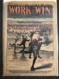 Work and Win Pulp Magazine #1363 Frank Tousey Jan 1925 GOLDEN AGE 8 Cents