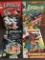 5 Deathlok Comics #4-6, #10 & #12 Marvel Guest Stars Ghost Rider, Fantastic Four, Punisher & X-Men