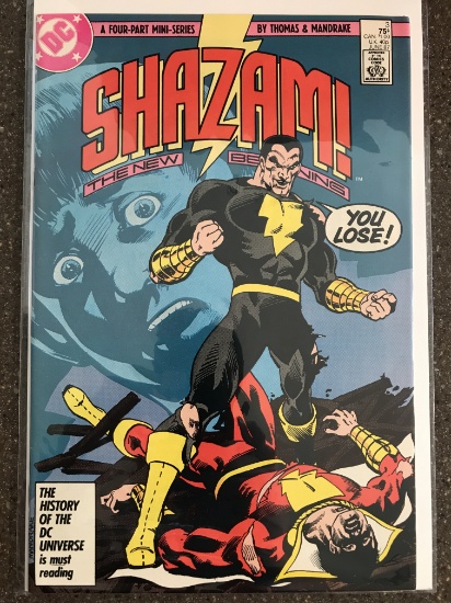 Shazam The New Beginning Comic #3 DC Comics Black Adam Dwayne Johnson