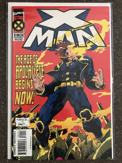 XMan Comic #1 Marvel Comics Age of Apocalypse KEY 1st Issue