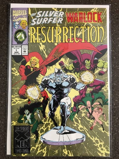 The Silver Surfer Warlock Resurrection Comic #1 Marvel Comics KEY 1st Issue