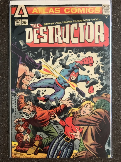 The Destructor Comic #1 Atlas Comics 1975 Bronze Age KEY 1st Issue