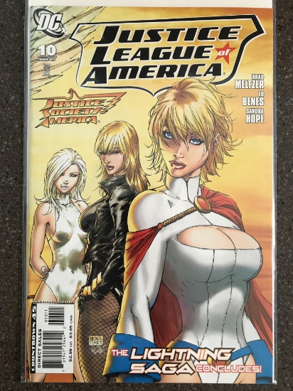 Justice League of America Comic Comic #10 DC Comics Ed Benes