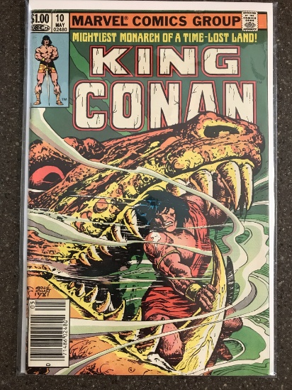 King Conan Comic #10 Marvel Comics 1982 Bronze Age Great Cover by Ernie Chan