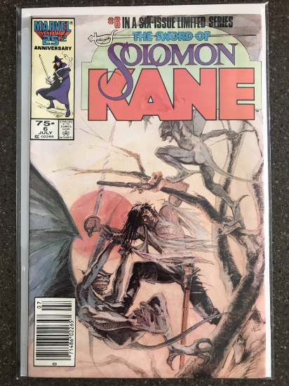 Solomon Kane Comic #6 Marvel Comics 1986 Copper Age KEY Series Finale