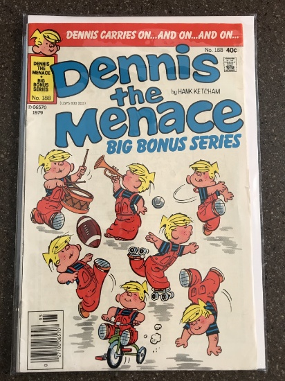 Dennis the Menace Big Bonus Series Comic #188 Fawcett 1979 Bronze Age