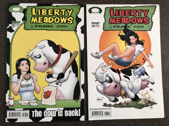 2 Issues Liberty Meadows Comic #32 & #33 Image Comics Frank Cho