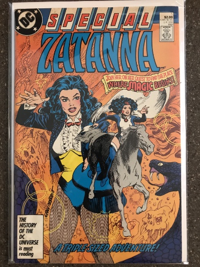 Special Zatanna Comic #1 DC Comics 1987 Copper Age KEY 1st Issue