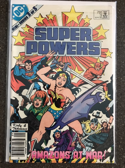 Super Powers Comic #3 DC Comics 1984 Bronze Age Amazons at War
