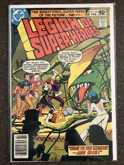 The Legion of Super Heroes Comic #260 Marvel Comics 1980 Bronze Age SuperTeens