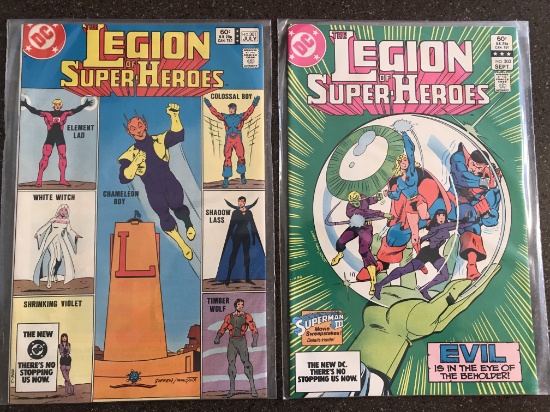 2 Issues Legion of Super Heroes Comic ##301 & #303 Marvel Comics Bronze Age