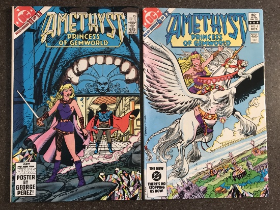 2 Issues Amethyst Princess of Gemworld Comic #6 & #11 Marvel 1983 1984 Bronze Age