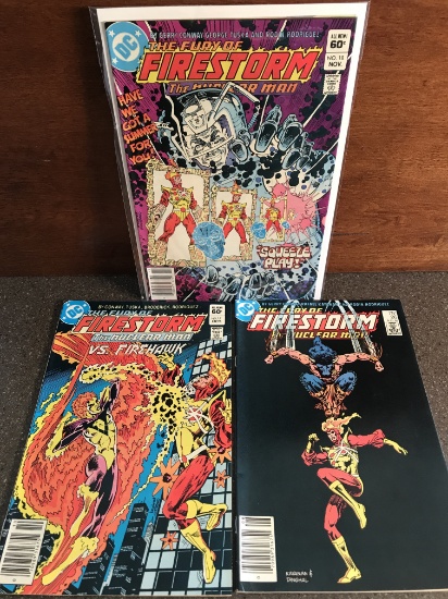3 Issues The Fury of Firestorm #17 #18 & #26 DC Comics Bronze Age Comics