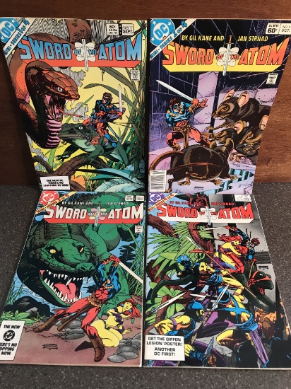 4 Issues Sword of the Atom #1-4 Complete Series DC Comics Bronze Age KEYS