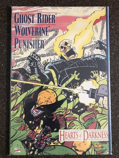 Ghost Rider Wolverine Punisher Hearts of Darkness Graphic Novel Marvel Comics Blackheart