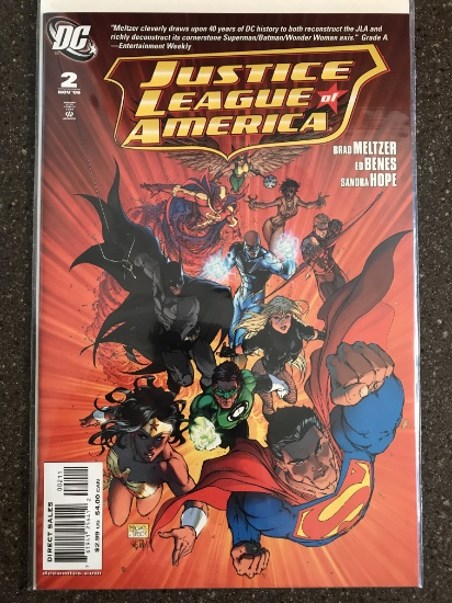 Justice League of America Comic Comic #2 DC Comics Michael Turner