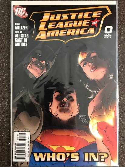 Justice League of America Comic Comic #0 DC Comics KEY