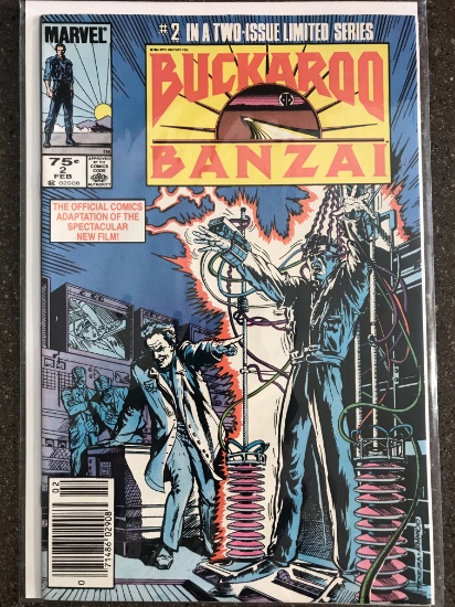 Buckaroo Banzai Comic #2 Marvel Comics 1984 Bronze Age KEY Series Finale