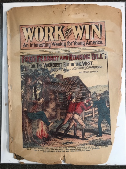 Work and Win #1101 Frank Tousey Publishing 1920 GOLDEN AGE