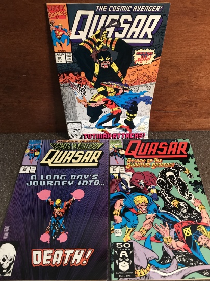 3 Issues Quasar Comic #12 #22 & #27 Marvel Comics Wonder Man The Blood Brothers