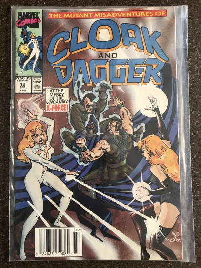Cloak and Dagger Comic #10 Marvel Comics 1990 Copper Age XForce