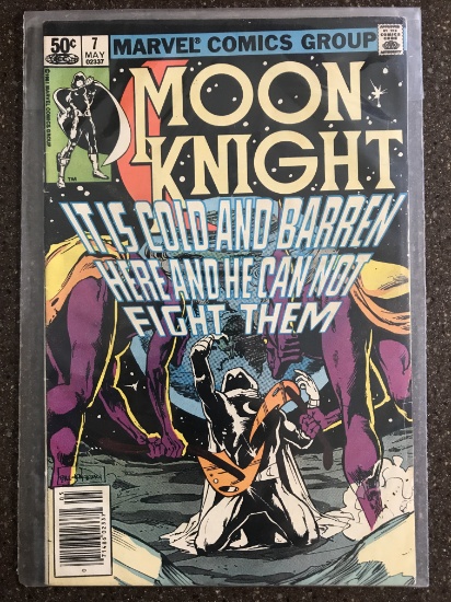 Moon Knight Comic #7 Marvel Comics 1981 Bronze Age Bill Sienkiewicz Art