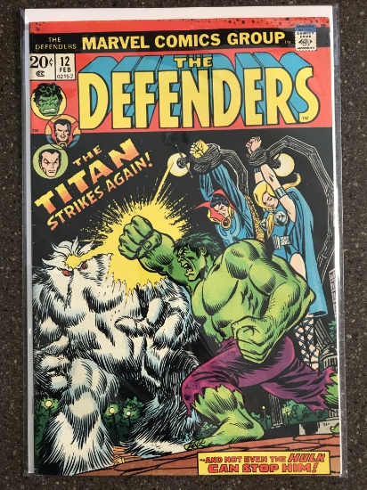 Defenders Comic #12 Marvel Comics 1974 Bronze Age KEY 1st Appearance of Dragonfang