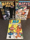 3 Issues Marvel Age #83 #85 & ALF #8 Marvel Comics Copper Age