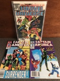 3 Issues Captain America #342 #345 & Marvel Universe #14 Marvel Comics