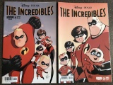 2 Issues The Incredibles Comic #3 & #4 Boom Kids Cover Variants