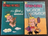 2 Issues Dennis the Menace Comics 1977 Bronze Age The Best of & Vacation Sensation
