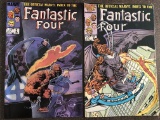 2 Issues The Official Marvel Index to Fantastic Four #2 & #8 Marvel Comics 1986 Copper Age
