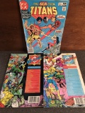 3 Issues The New Teen Titans #11 Whos Who DC Universe #6 & #9 Copper Age Comics