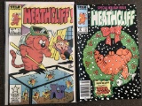 2 Issues Heathcliff Comic #1 & #6 Star Comics 1985 Bronze Age KEY 1st Issue