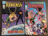 2 Issues Hawkman Comic #8 & #10 DC Comics 1987 Copper Age