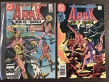 2 Issues Arak Son of Thunder Comic #43 & #46 DC Comics 1985 Bronze Age