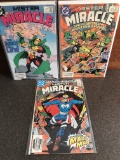 3 Issues Mister Miracle Comic #1 #5 & #9 DC Comics Copper Age Comics KEY 1st Issue