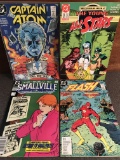 4 Issues Flash #21 World of Smallville #4 Young All Stars #8 & Captain Atom #18 DC Comics 1988 Coppe