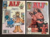 2 ALF Comics #1 and #20 Marvel Comics 1988 Copper Age Cartoon Comic KEY 1st issue 1st Appearance