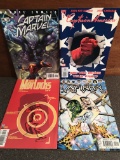 4 Marvel Comics Captain America #3, Captain Marvel #33, Marvel Morlocks #3, & Thanos Infinity Abyss