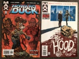 2 MAX Comics Howard the Duck Comic #6 and The Hood Comic #2 Explicit Content