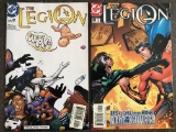 2 Legion Comics #8-9 Run in Series DC Comics Ras Al Ghul vs Monel