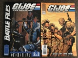2 GI Joe Comics #7 Image Comics and Battle Files #2 Cobra Cardstock Cover