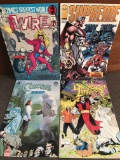 4 Misc Indie Comics Supreme #3 BarbWire #1 Dragon Lines #4 Concrete Eclectica #2