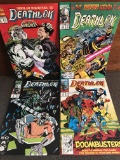 5 Deathlok Comics #4-6, #10 & #12 Marvel Guest Stars Ghost Rider, Fantastic Four, Punisher & X-Men